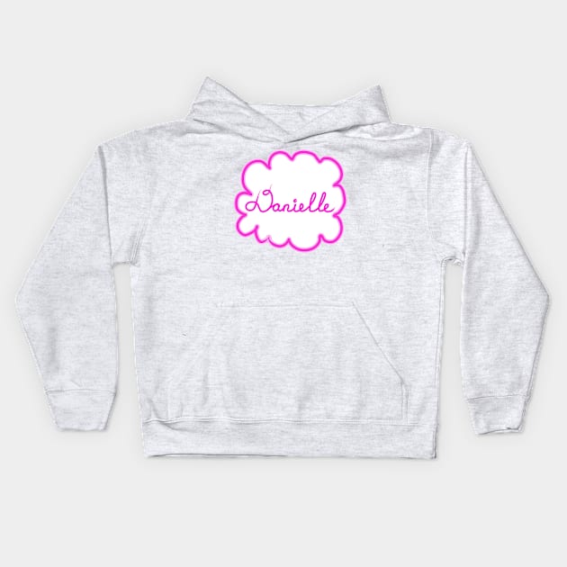 Danielle. Female name. Kids Hoodie by grafinya